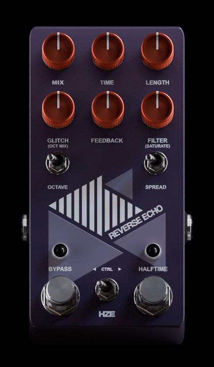 Reverse Echo pedal